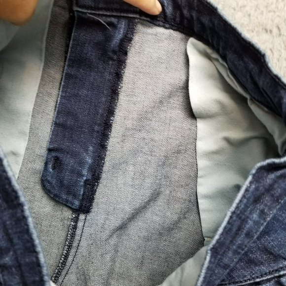 J. Crew Jeans Womens 28 Rayner Dark Wash Stretch High Rise Wide Leg Cropped - Picture 11 of 14